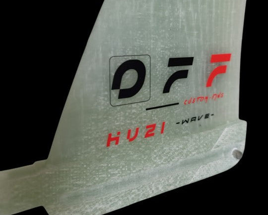 OFF FINS Huzi - Pinna Windsurf Wave in HeatCore™ Glass (Singola o Coppia)