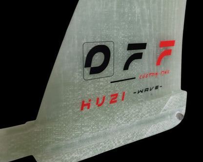 OFF FINS Huzi - Pinna Windsurf Wave in HeatCore™ Glass (Singola o Coppia)