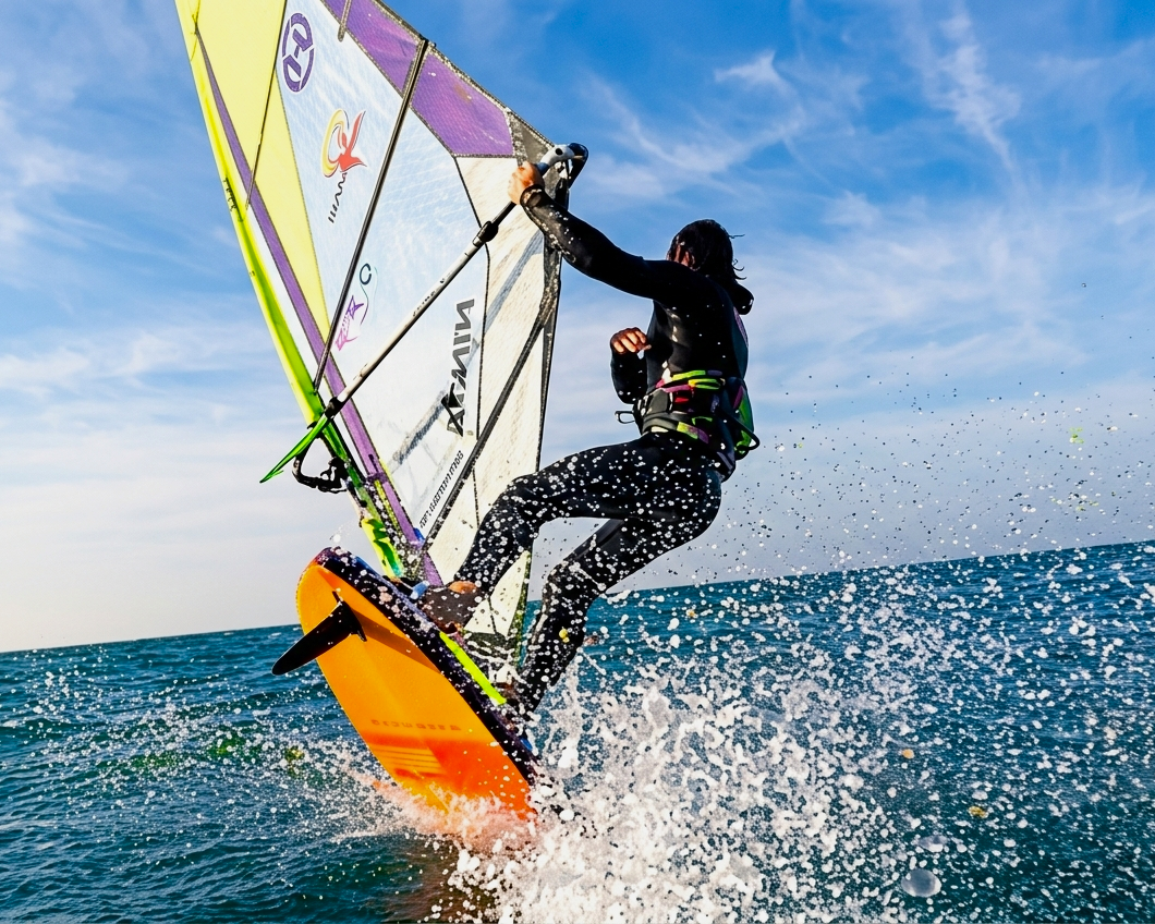 OFF FINS Nos Carbon – Pinna Windsurf Freestyle in HeatCore™ Carbon (Singola)