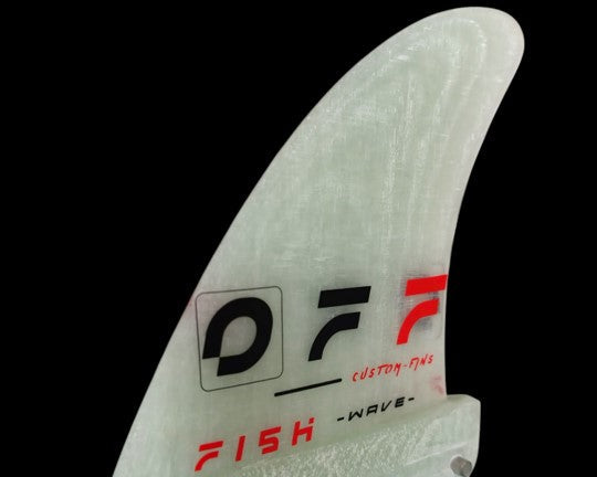 OFF FINS Fish – Pinne laterali Wave in HeatCore™ Glass (Coppia)