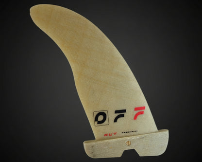 OFF FINS Cut – Windsurf Fin FreeWave in HD Black Fiber (Single)
