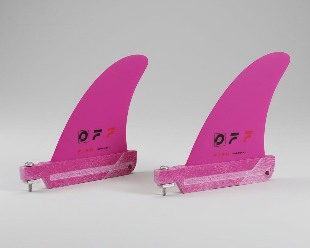 OFF FINS Fish – Pinne laterali Wave in HeatCore™ Glass Mag edition (Coppia)