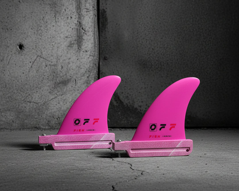 OFF FINS Fish – Pinne laterali Wave in HeatCore™ Glass Mag edition (Coppia)