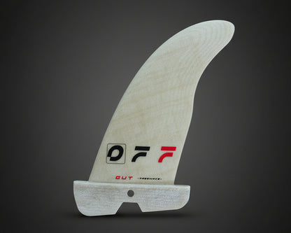 OFF FINS Cut – Windsurf Fin FreeWave in HD Black Fiber (Single)